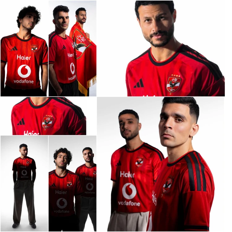نجوم الأهلي بقميص الأهلي الجديد