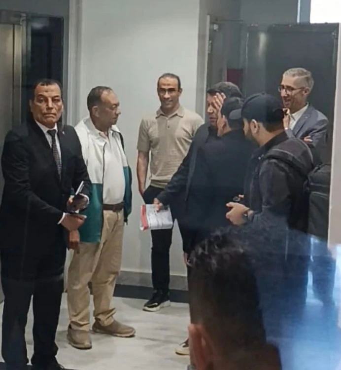 وفد الأهلي بقيادة سيد عبد الحفيظ داخل اتحاد الكرة